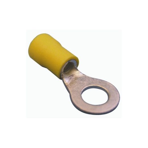 Wiring Connectors - Yellow - OBA Ring - 6mm - Pack of 50