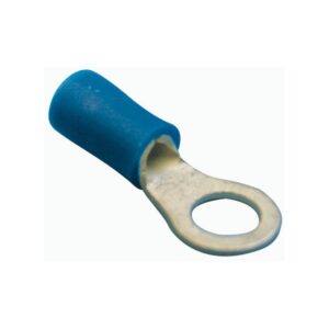 Wiring Connectors - Blue - Ring - 5mm - Pack of 3