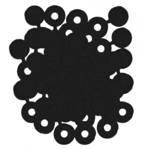 Number Plate Plastic Caps -  Black