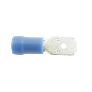 Wiring Connectors - Blue - Male Tab - 6.3mm - Pack of 4