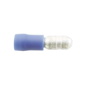 Wiring Connectors - Blue - Male Bullet - 5mm - Pack of 3