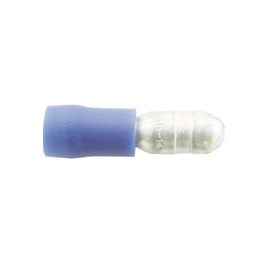 Wiring Connectors - Blue - Male Bullet - 5mm - Pack of 3