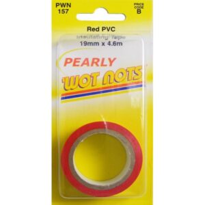 PVC Insulation Tape - Red - 19mm x 4.6m