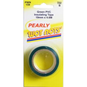 PVC Insulation Tape - Green - 19mm x 4.6m
