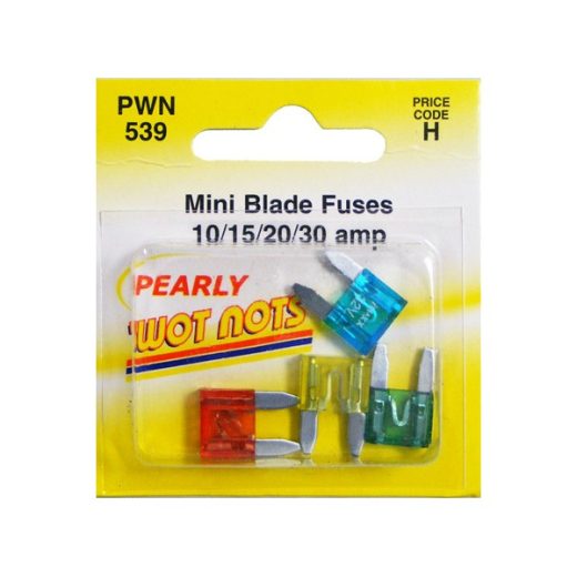 Fuses - Mini Blade - Assorted - Pack Of 4