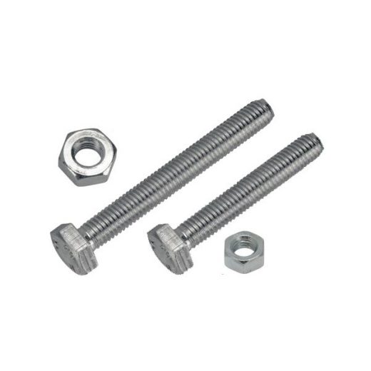 Set Screw & Nut - M10 x 80mm