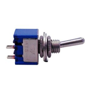 Micro On/Off Toggle Switch - Chrome Illuminated