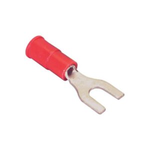 Wiring Connectors - Red - Fork - 5mm - Pack of 25