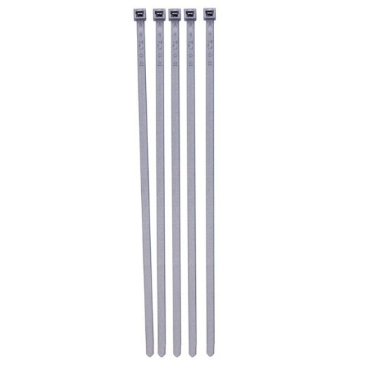 Cable Ties - Standard - Silver - 300mm - Pack Of 20
