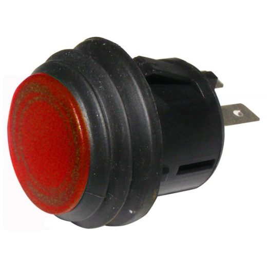 Switch - On/Off Push - Splash Proof - Red