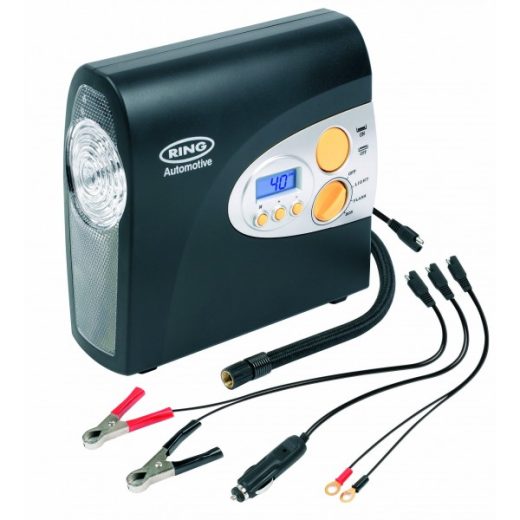 Motorcycle Automatic Digital Air Compressor with LED light