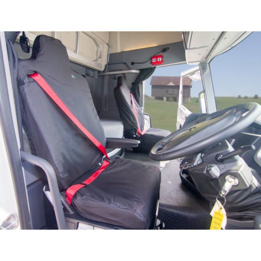 Truck Seat Cover - Driver - Black - Renault T, C & K Series