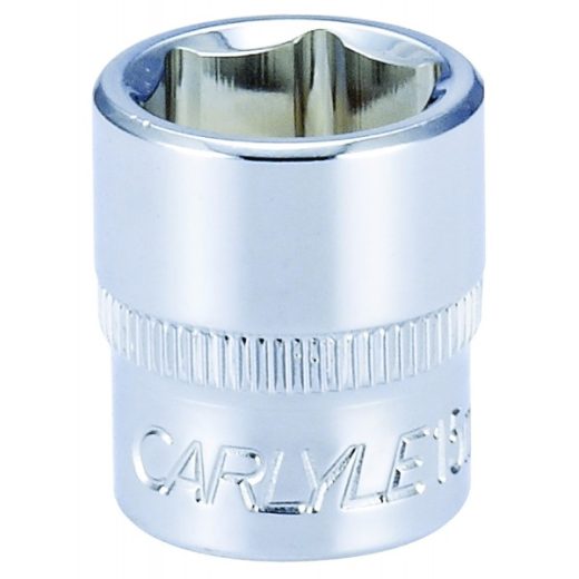 1/4DR 6PT CHROME SOCKET 15MM