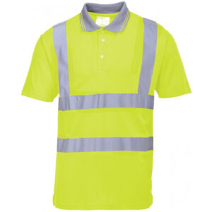 Hi-Vis Polo Shirt - Yellow - Small