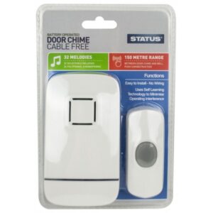 Wireless Door Chime - White