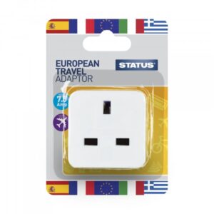 European Travel Adaptor - Single pack