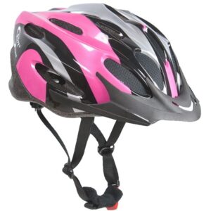 Vapour Adult Black & Pink Cycle Helmet 56-58cm