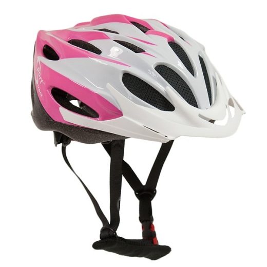 Comp Team Junior Pink & White Cycle Helmet 52-56cm
