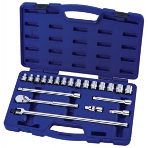 21PC 1/2DR 6PT SOCKET SET 10-24MM