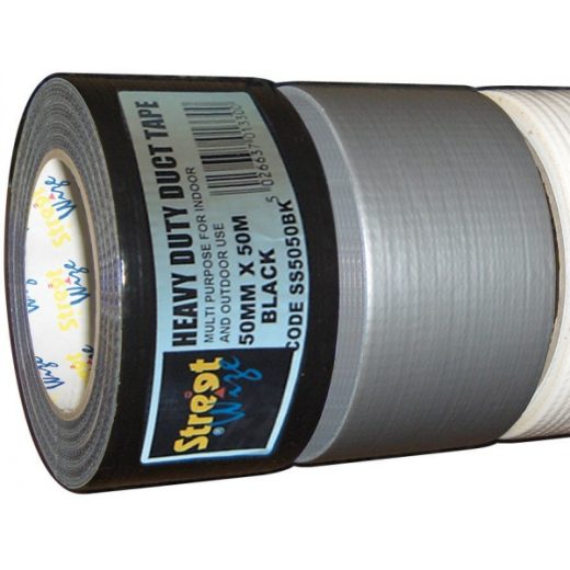 Duct Tape - Black - 50mm x 50m