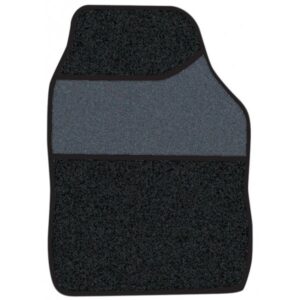 Standard Universal Mat Set - Velour - Black/Black Binding - 4 Piece