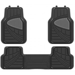Universal Rubber Mat Set - Luxury (With Full Cross Rear) - 4 Piece