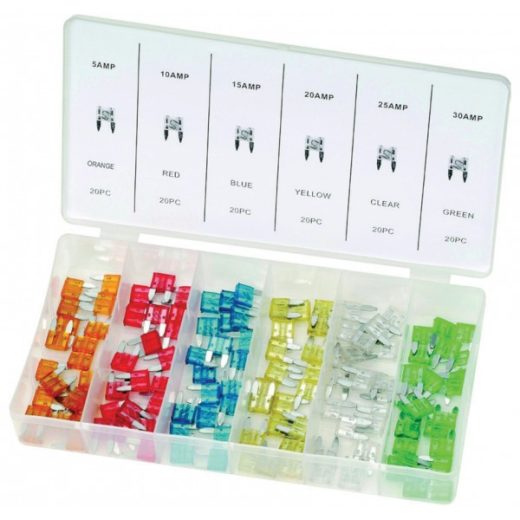 Fuses - Mini Blade - Zinc Auto Assorted - Pack Of 120