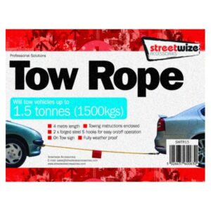 Tow Rope (Braided) - Yellow - 1.5 Tonne