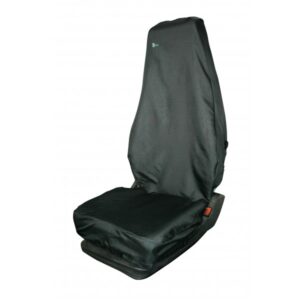 Universal Seat Cover - Single - High Back - Black