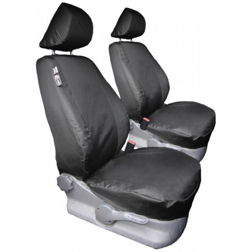 Car Seat Cover - Front Set - Black - Volkswagen Amarok (2010 - 2022)