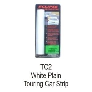 WHITE TOURING CAR STRIP