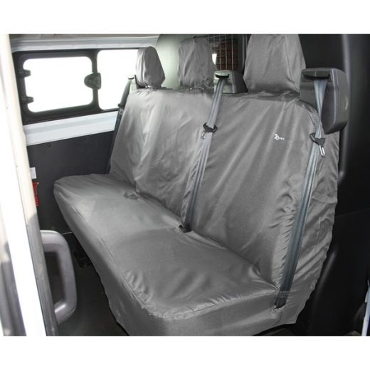 Van Seat Cover  - Rear - Black - Ford Transit Custom Crew (Non-Folding) 2013/63 Onwards