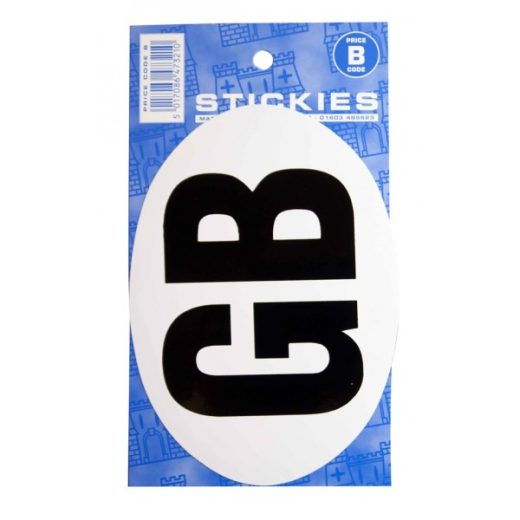 Outdoor Vinyl Sticker - Large - White - GB