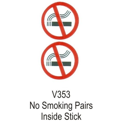 NO SMOKE PAIR INSIDE STICK