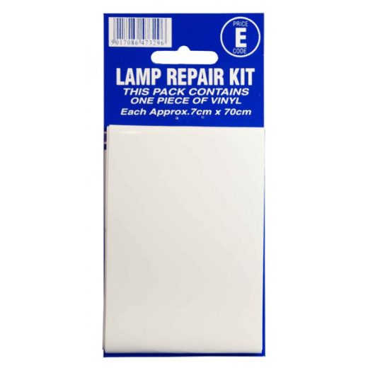 LAMP REPAIR CLEAR STICKER
