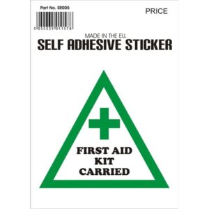 FIRST AID KIT STICKER