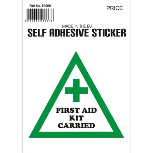 FIRST AID KIT STICKER