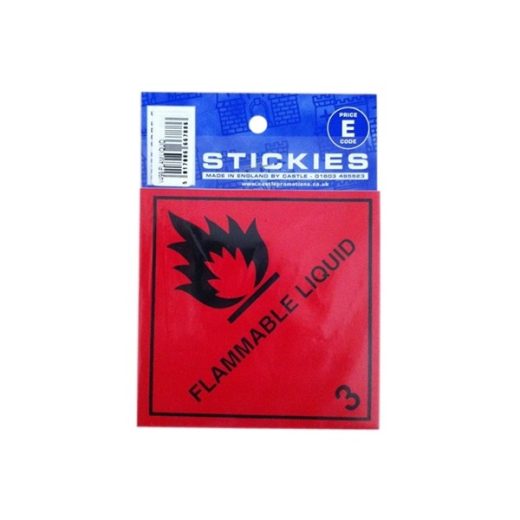FLAMMABLE LIQUID WARNING DIAMOND STI