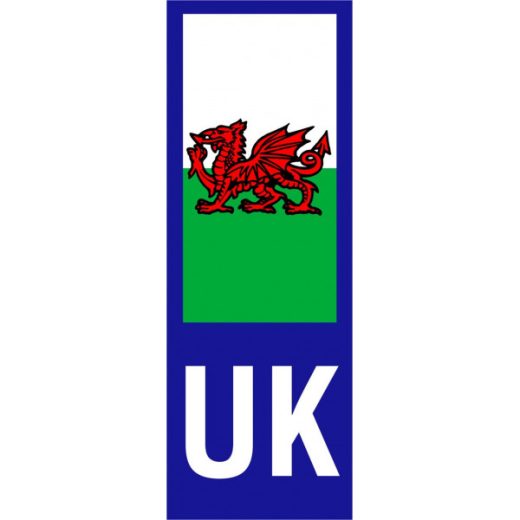WELSH DRAGON UK STICKER