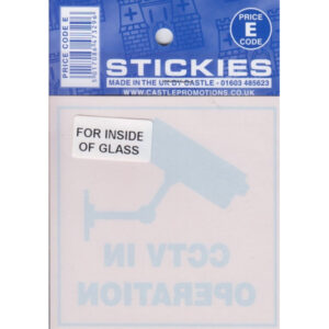 CCTV IN OPERATION STICKER (INSIDE STICK)