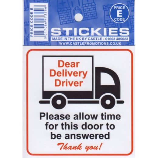 ALLOW TIME TO ANSWER DOOR STICKER