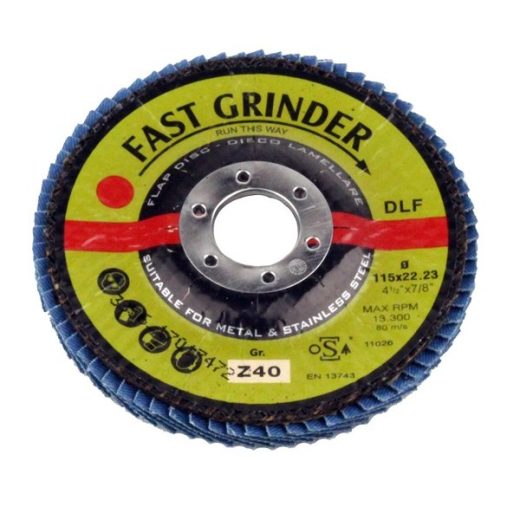 Weldfast Zirconium Flap Disc - 115mm - 60 Grit Zirconium Flap Disc - 115mm - 40 Grit