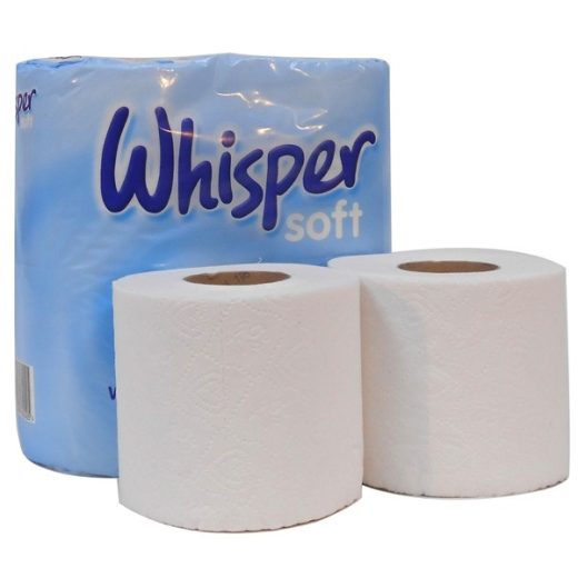 2 Ply Luxury Soft Toilet Rolls - 10 Packs of 4