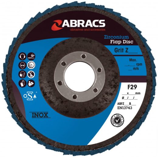 ABRACS Flap Disc Zirconium 115x22mm P40