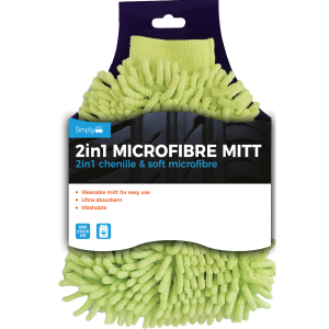 SIMPLY AUTO 2-1 MICROFIBRE MITT