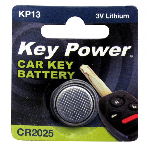 Key Power Coin Cell Battery CR2025 - Lithium 3V - Box of 10