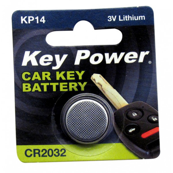 Key Power Coin Cell Battery CR2032 - Lithium 3V - Box of 10