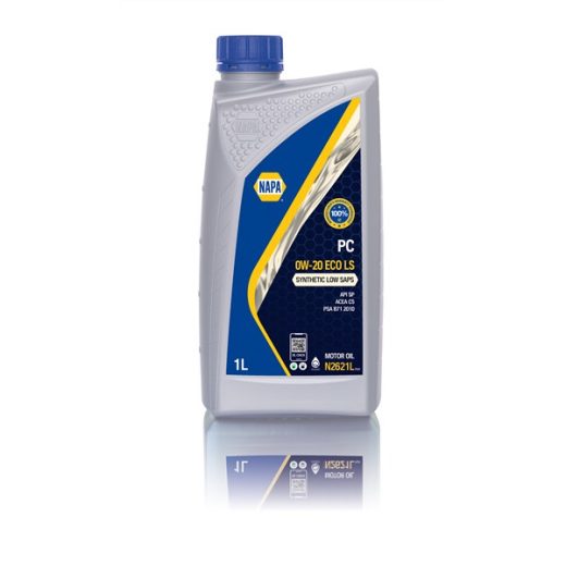 NAPA Eco LS 0W-20 Engine Oil 1Litre - ACEA C5, API SP
