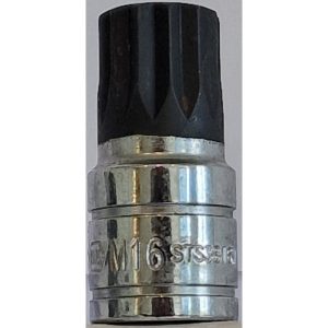 3/8DR M16 MULTISPLINE BIT 40MM LONG