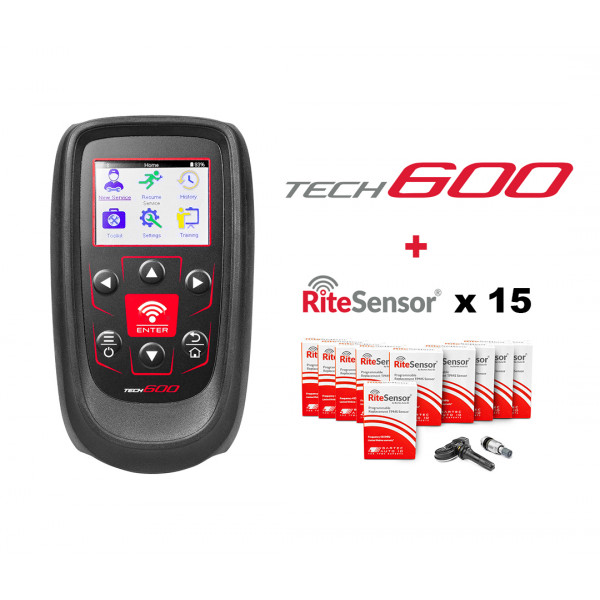 TECH600 TPMS Scanning and Coding Tool with 15 Sensors